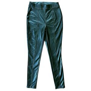 CI Sono Faux Leather Black Pants / Leggings Women’s Medium